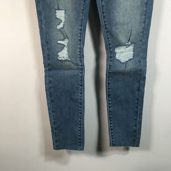 Lucky Brand High Rise Denim Mom Jean, Women's Size 4/27 Ankle - Blue - Picture 10 of 14